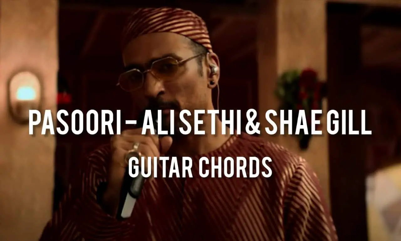 Pasoori Guitar Chords